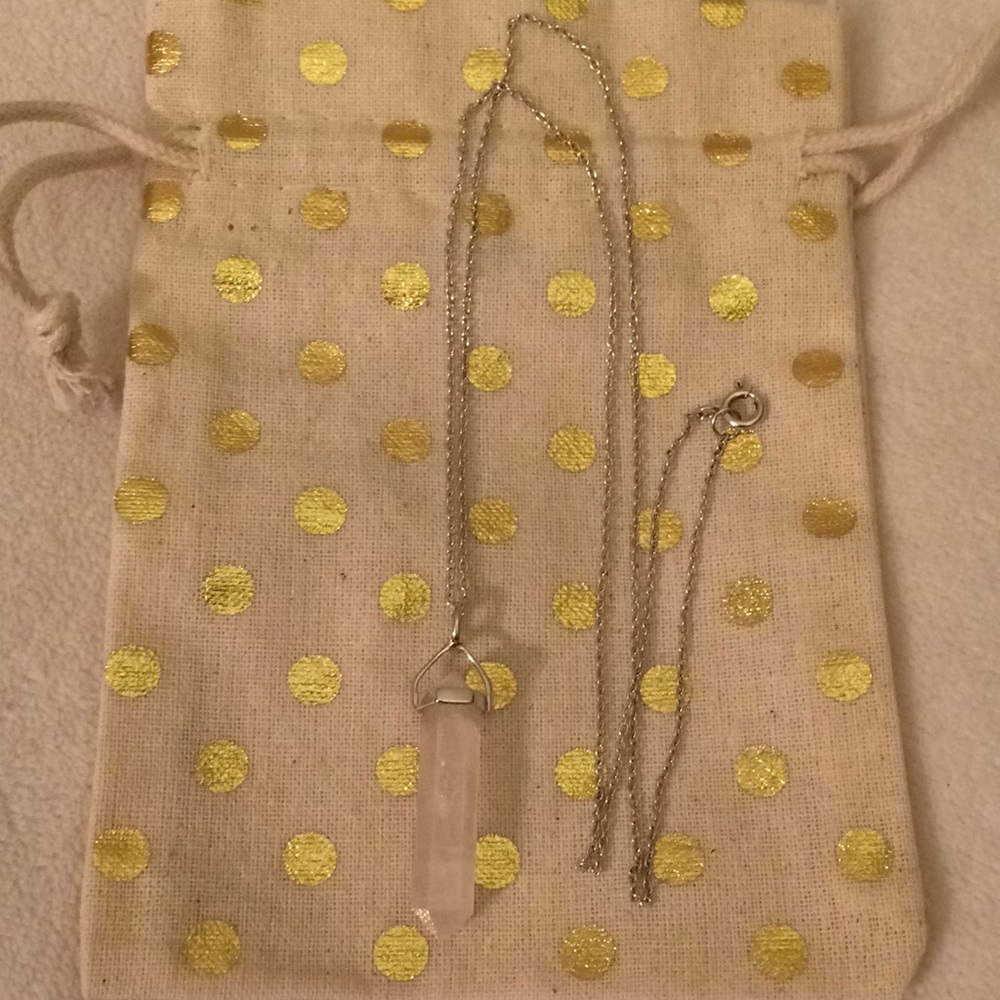 Rose Quartz Pendant Chain